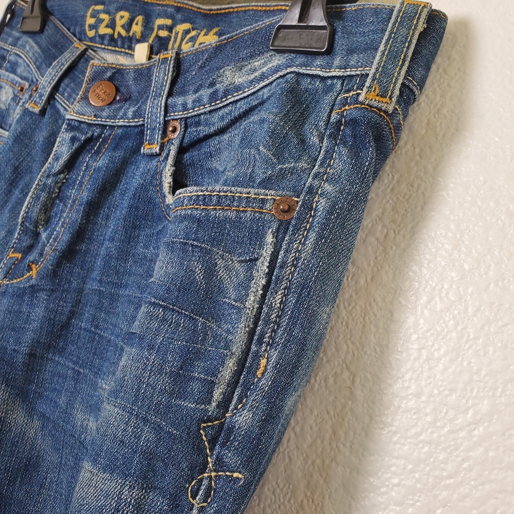 Ezra Fitch Y2K Low Rise Bootcut Jean Size 27 Medium Wash‎ Vintage Denim - Picture 5 of 13